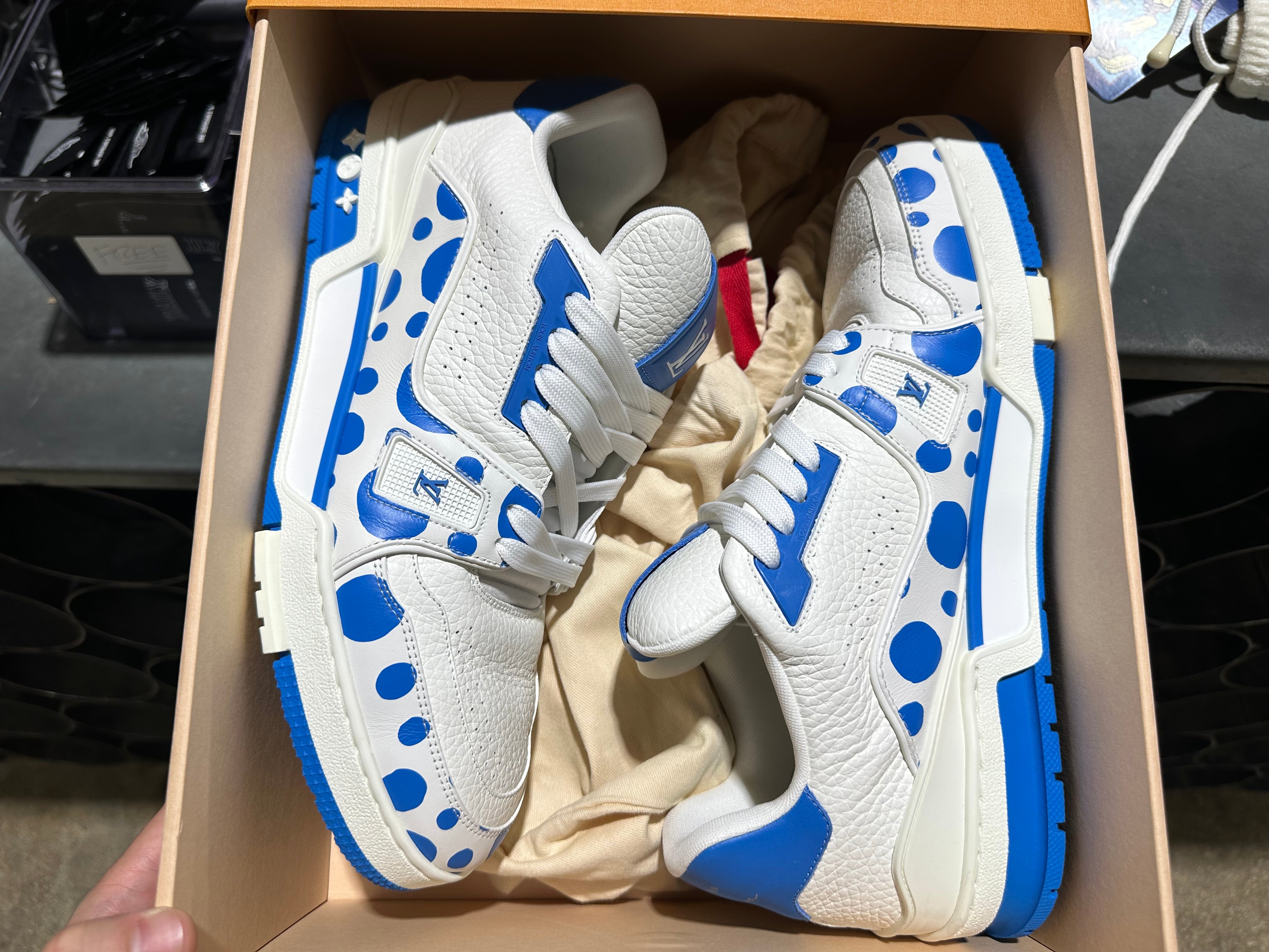 Louis Vuitton LV Trainer - Yayoi Kusama/Blue Size 9.5LV/11US