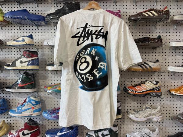 NEW Stussy x Born & Raised Tee - White Size Large