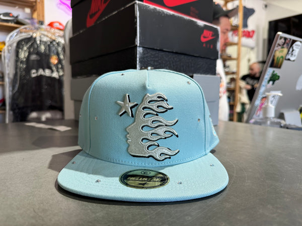 NEW Hellstar Fitted - Baby Blue Size 7 1/8