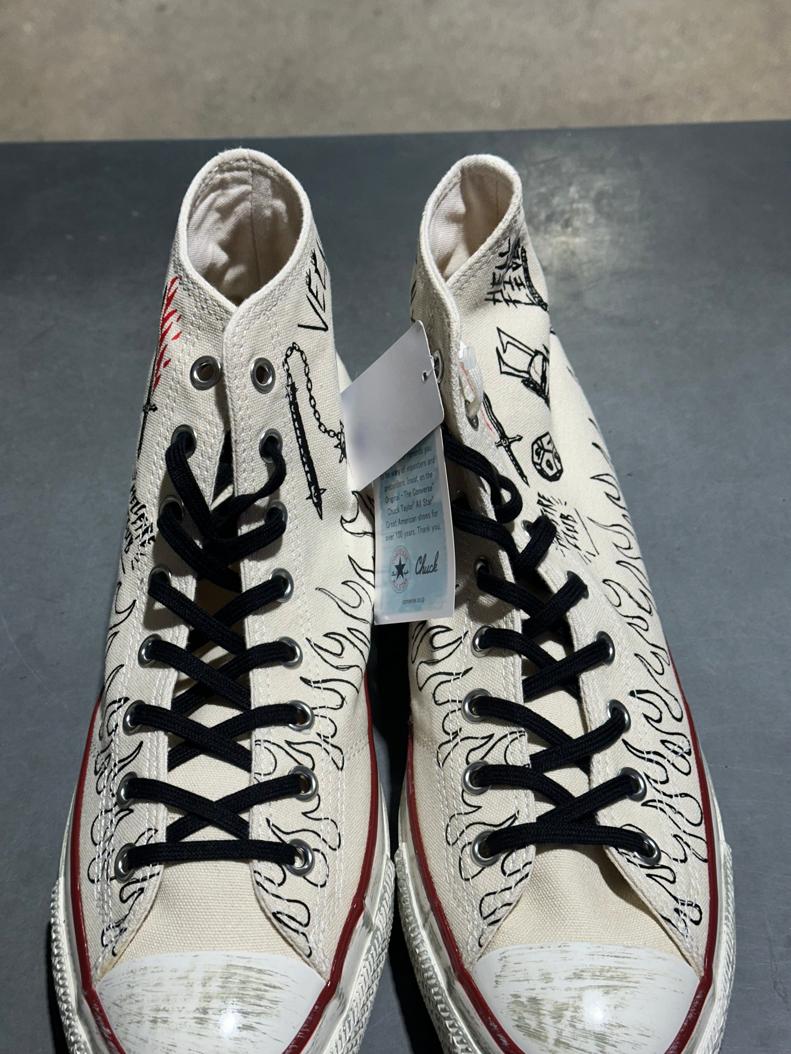 Converse CT All Star Aged 87 HC Hi Stranger Things - Natural Size 10.5
