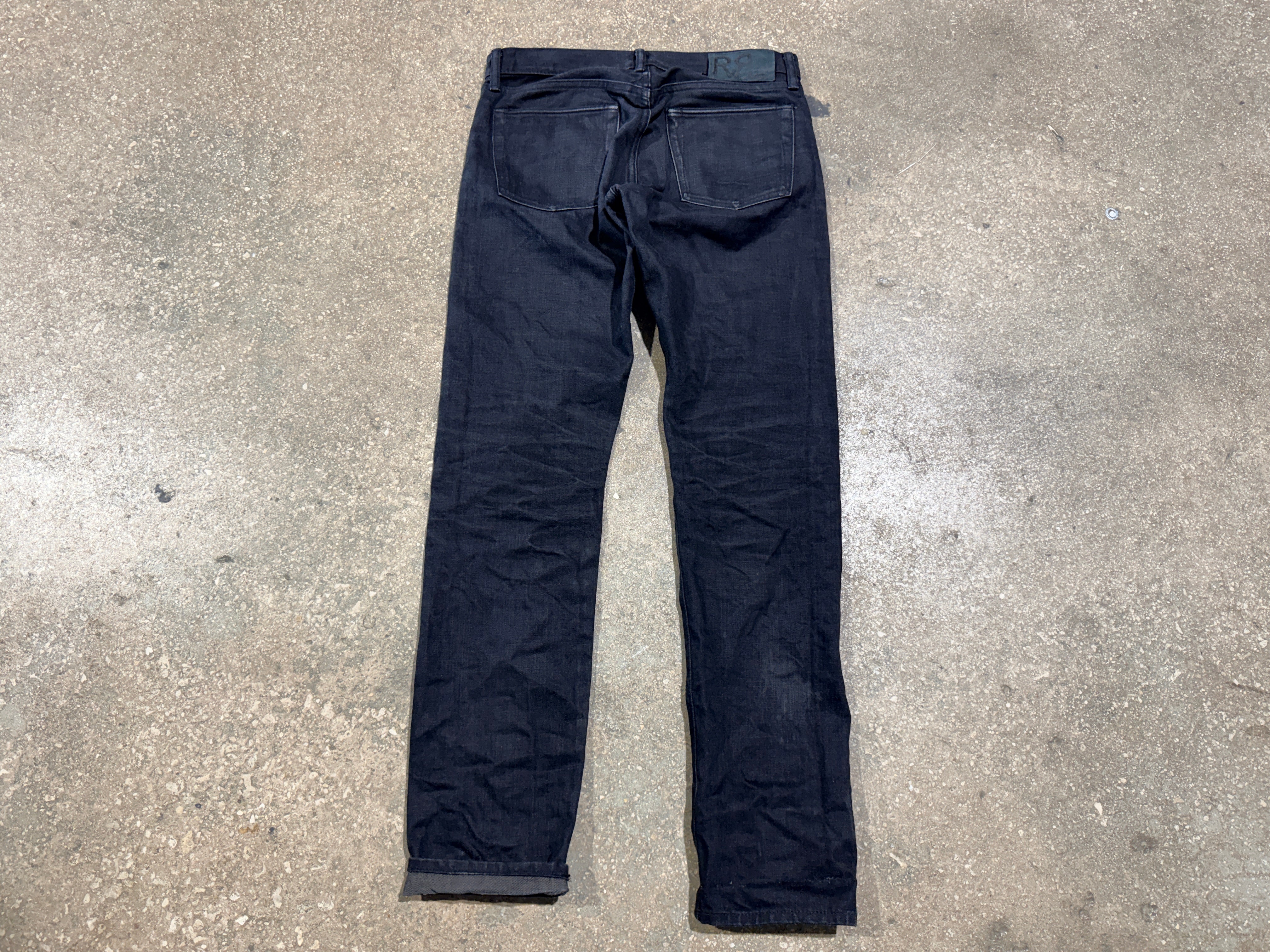 USED Ralph Lauren Double R - Black Size 30/32