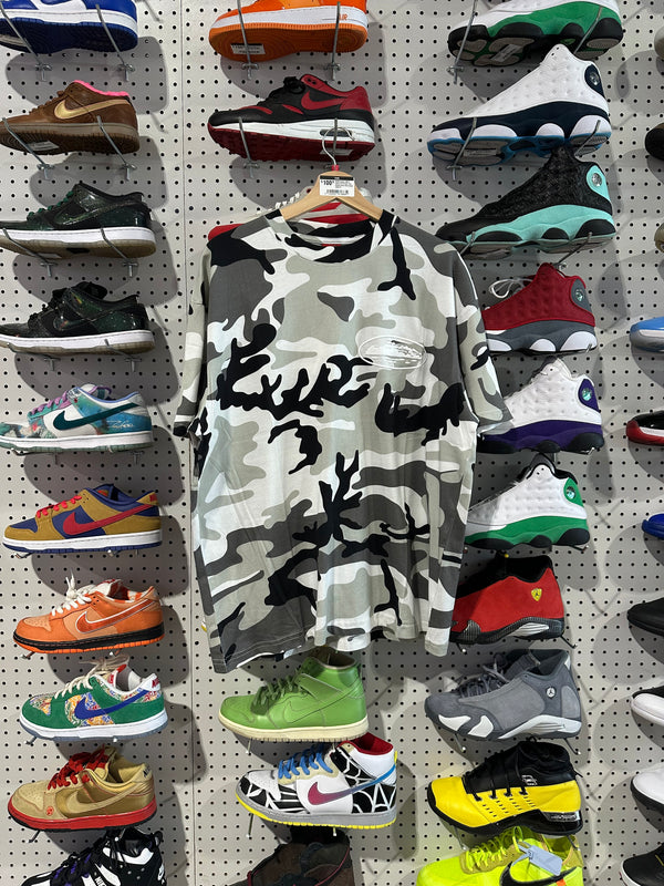 NEW Cortiez CRTZ Island Puff Print Tee - Arctic Camo Size Large