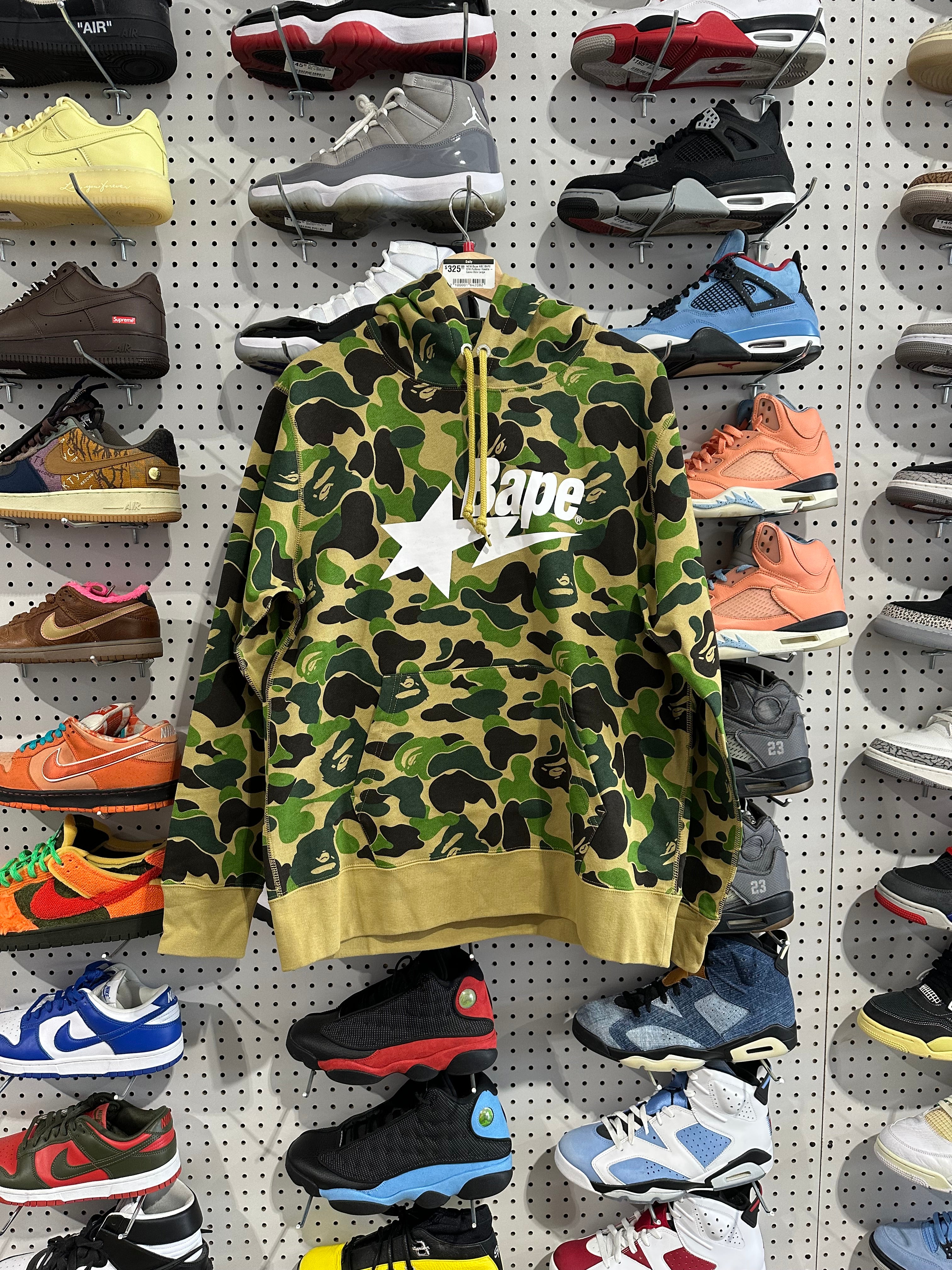 NEW Bape ABC BAPE STA Pullover Hoodie - Camo Size Large