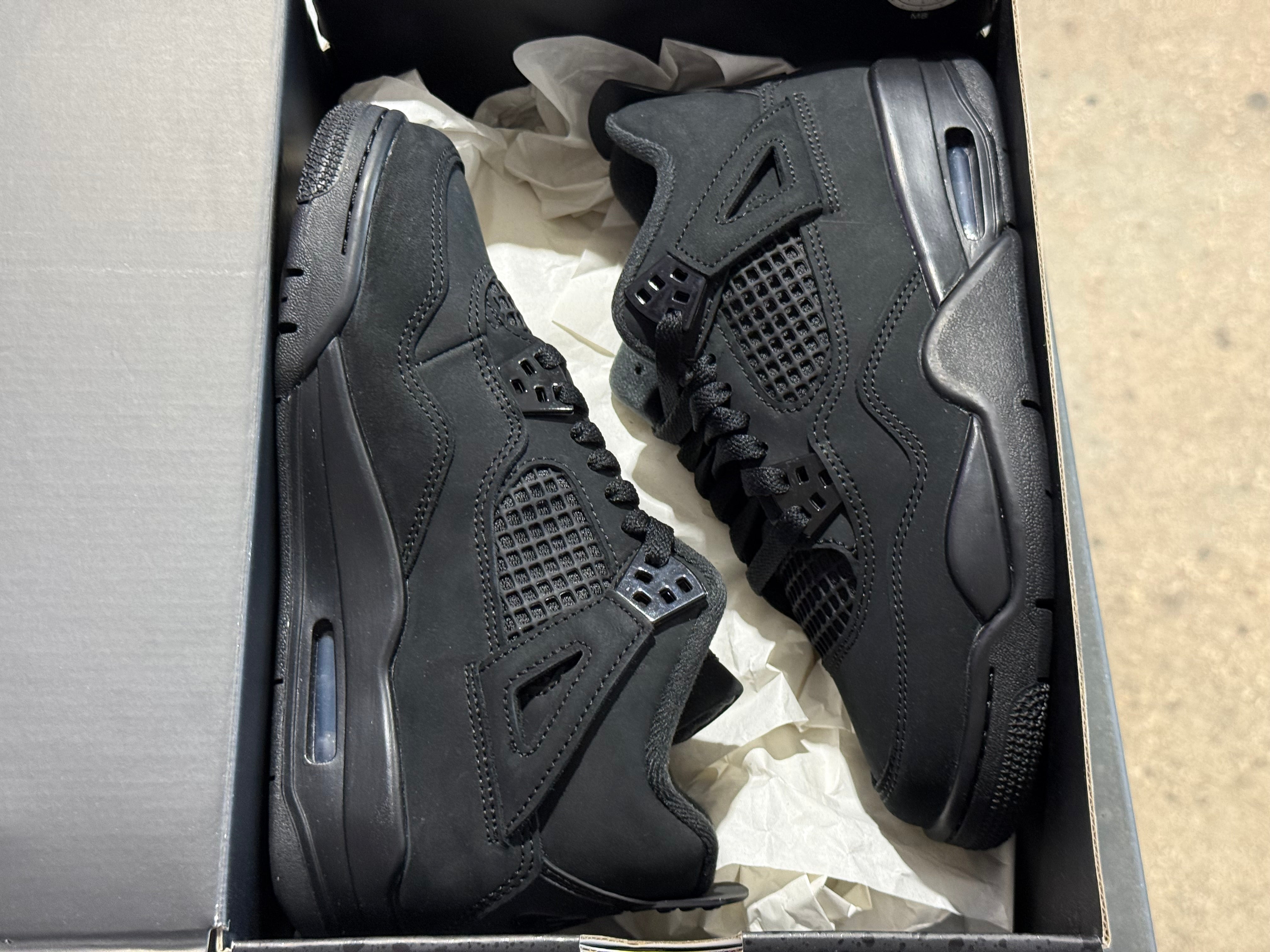 Air Jordan 4 Retro (GS) - Black Cat 2025 Size 6Y