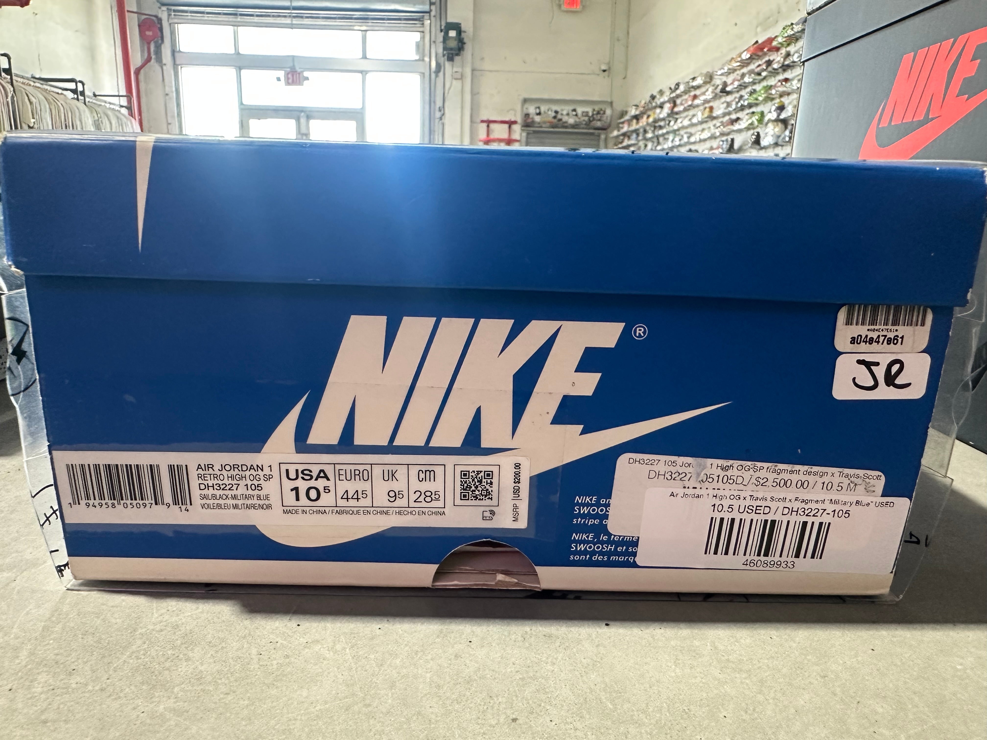 Air Jordan 1 Retro High OG SP - Travis Scott/Fragment Size 10.5