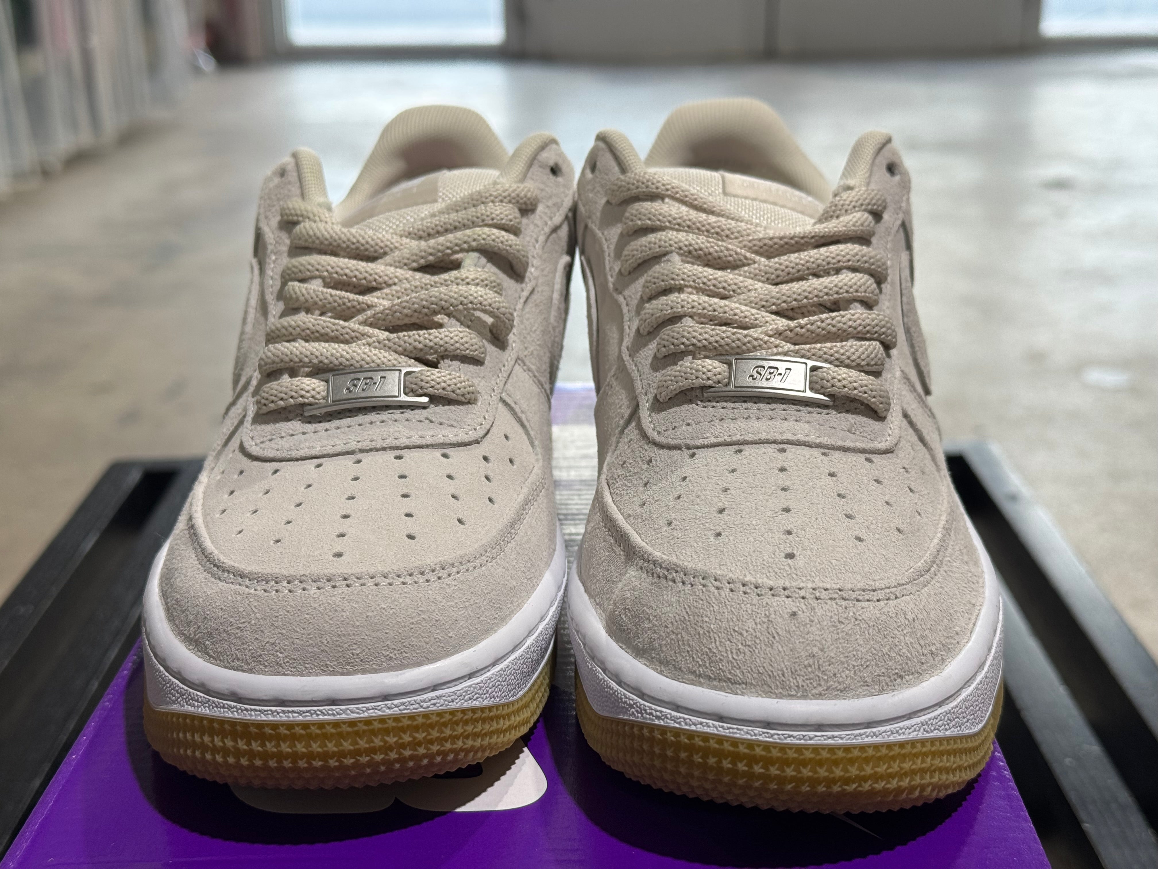 Nike Air Force 1 Low SB - Light Orewood Brown Pink Size 8.5