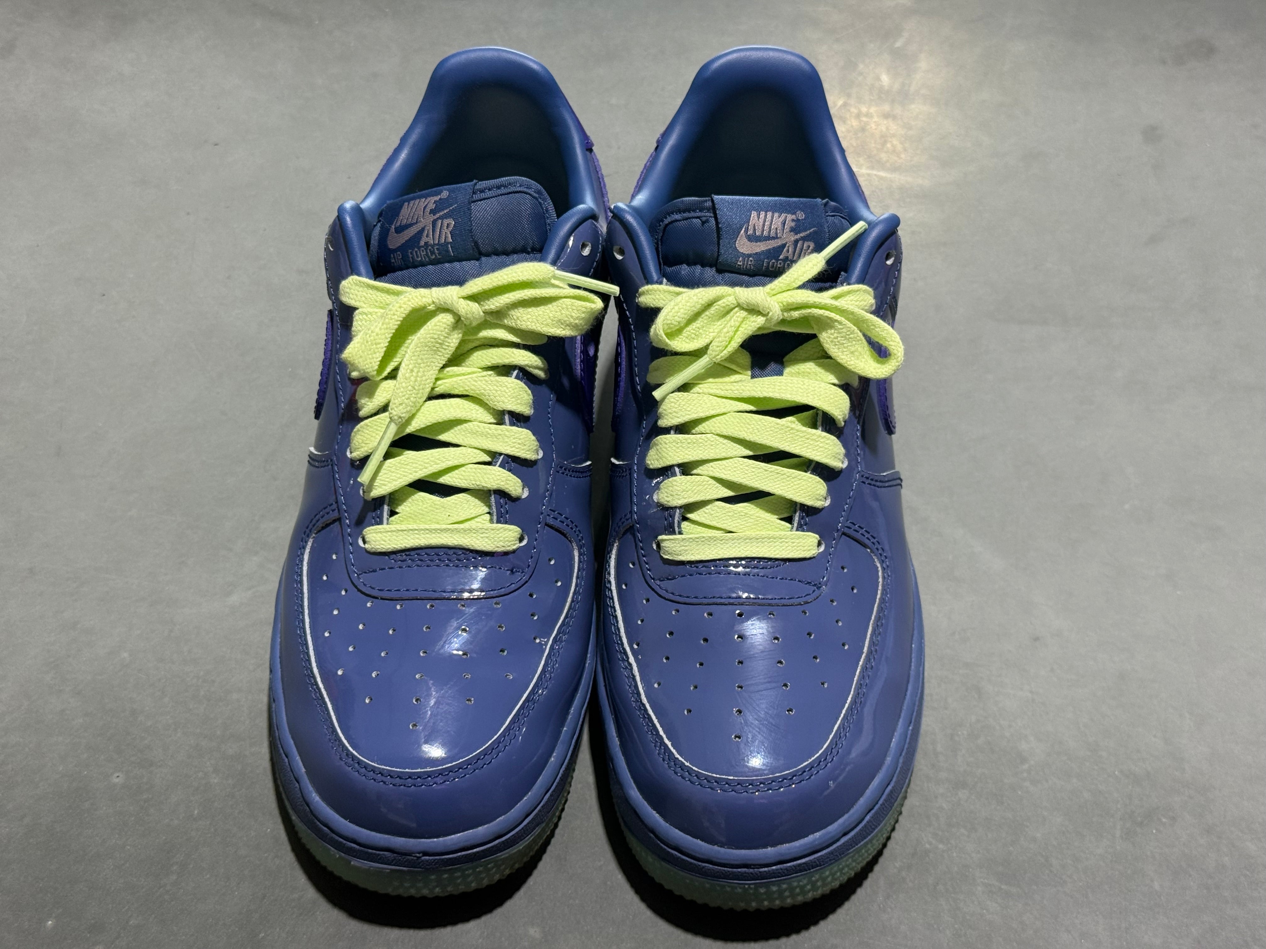 Nike Air Force 1 Low QS - Patent Leather/Mystic Navy Size 8.5