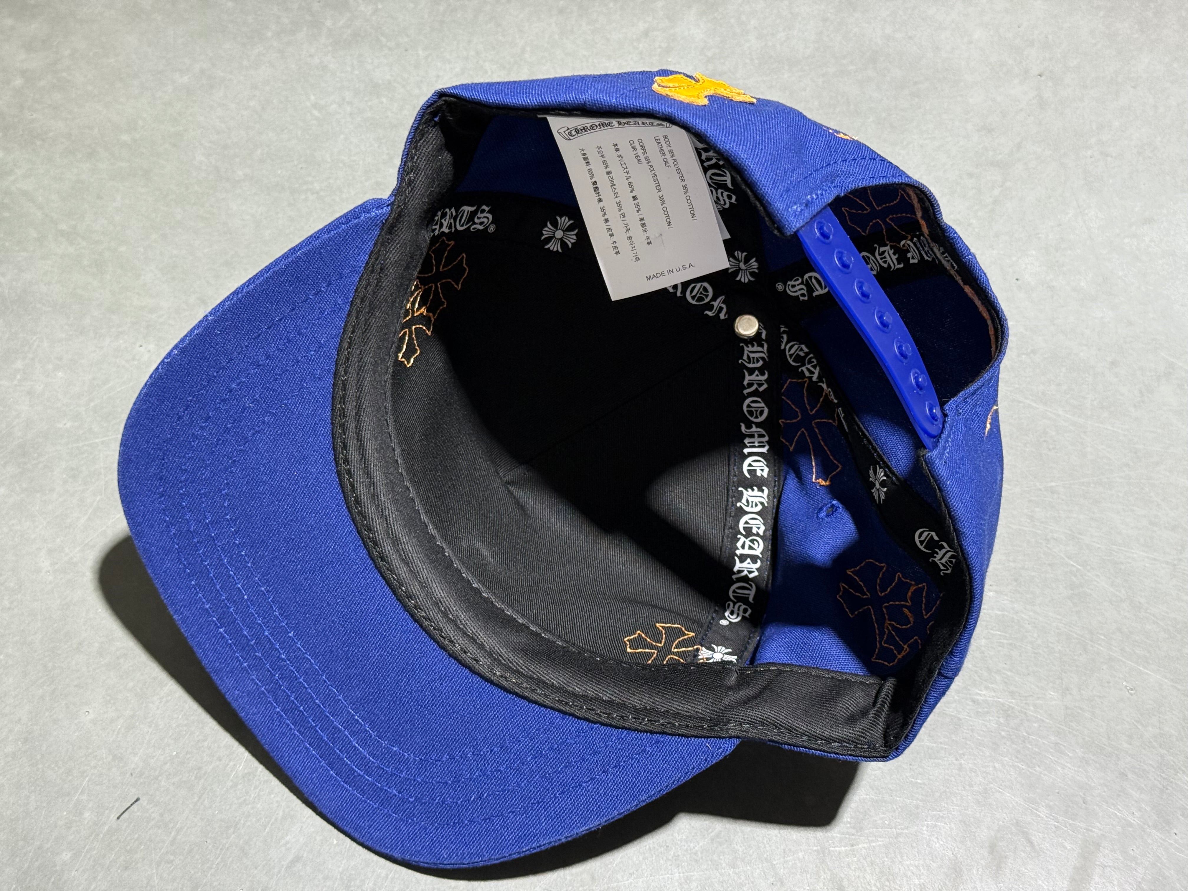 NEW Chrome Hearts Cross Patch 5 Panel Cap - Knicks