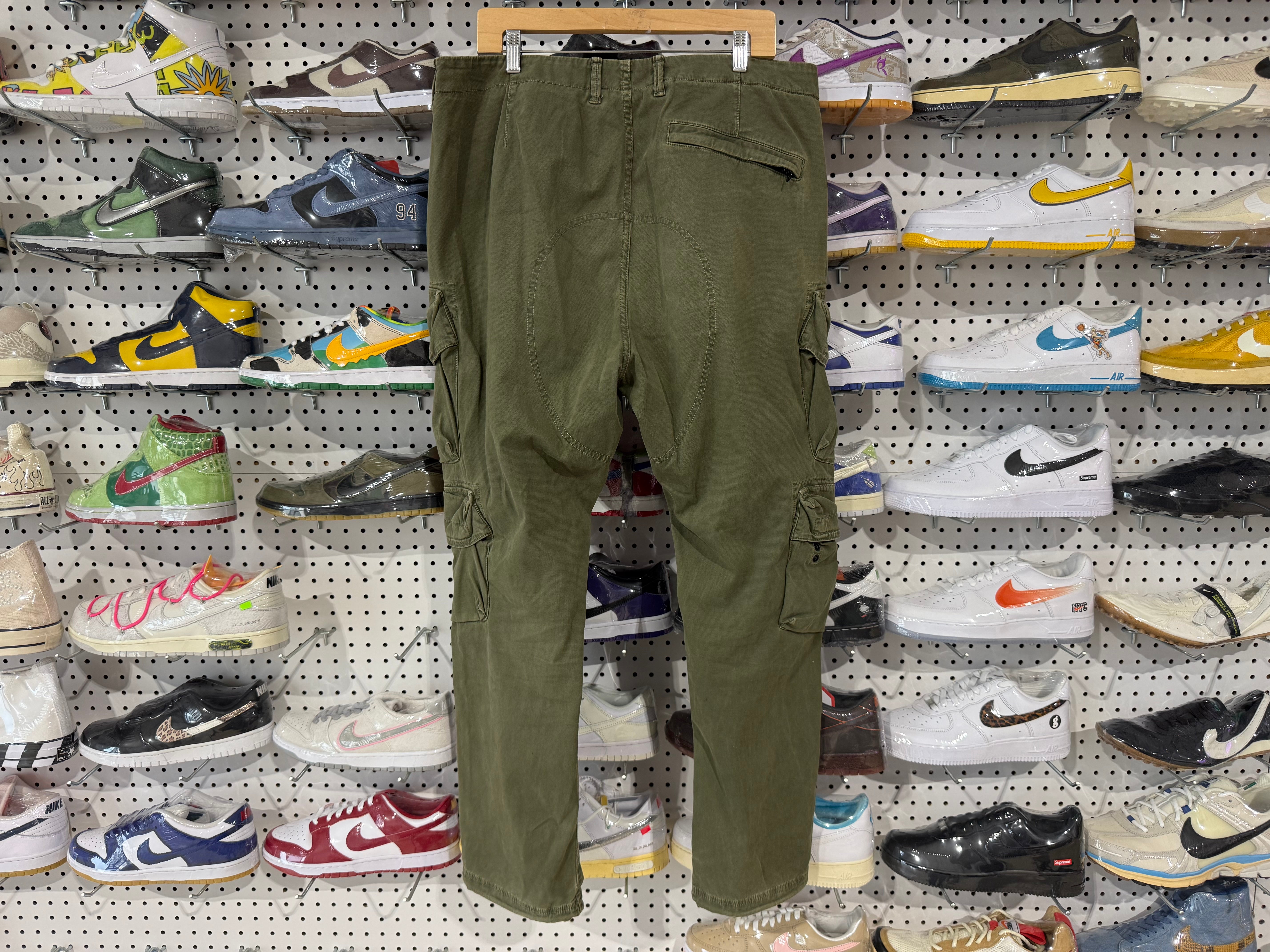 USED Stone Island Cargo Pants - Olive Size 38