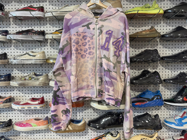 NEW VALE Purple Wayne Zip Up Hoodie - Purple Size XL