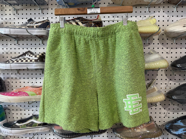 USED Eric Emanuel Terry Shorts - Green Size XL