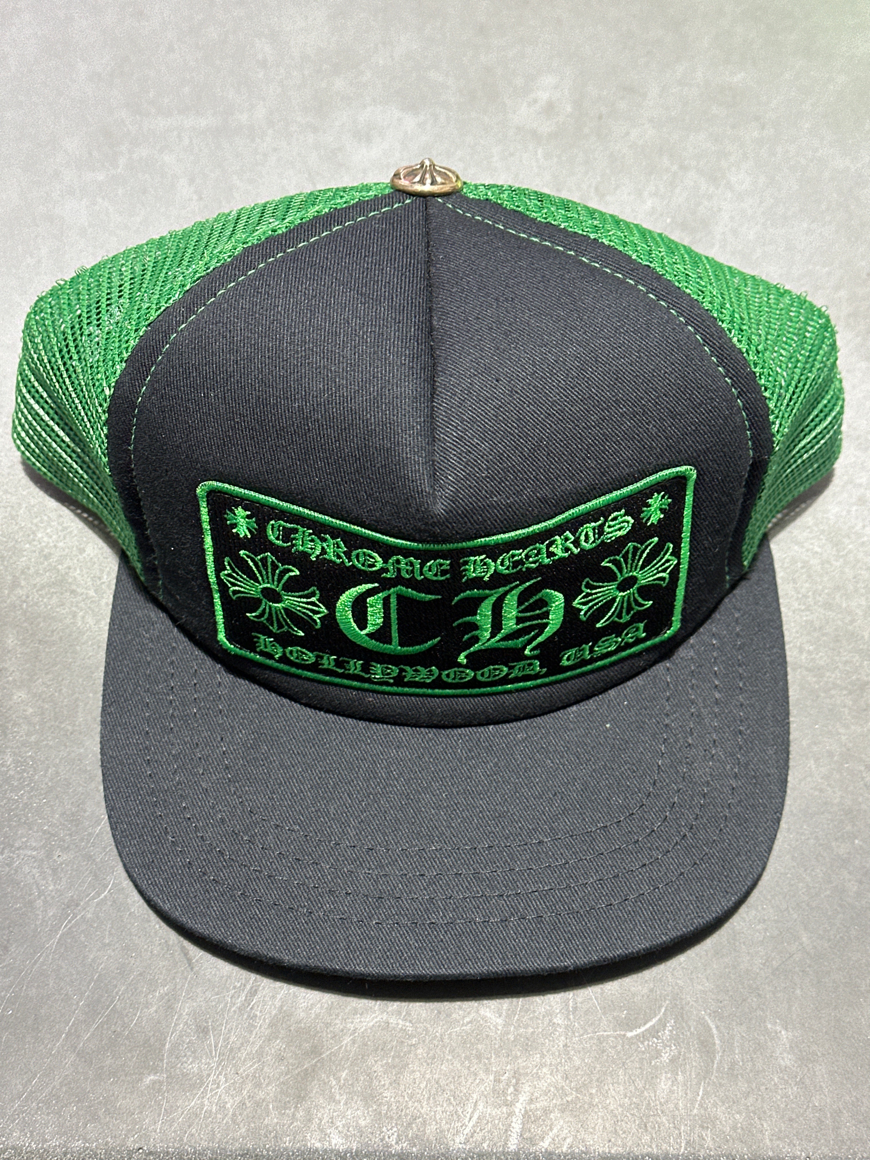 NEW Chrome Hearts Trucker - Black/Green