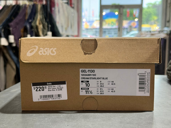 ASICS Gel-1130 - Kith Cream Starlight Blue Size 10