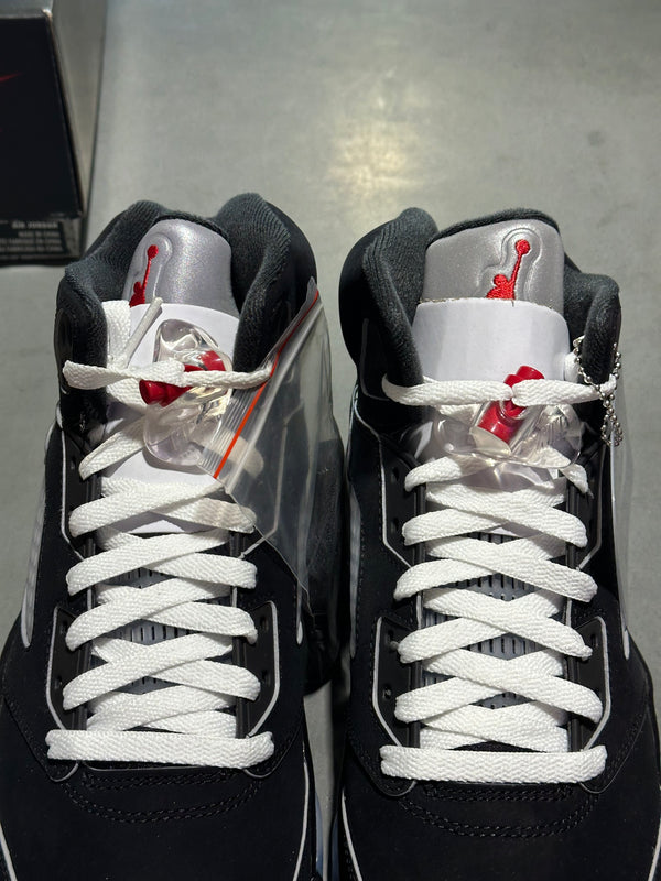 Air Jordan 5 Retro OG - Black Metallic Reimagined Size 8.5