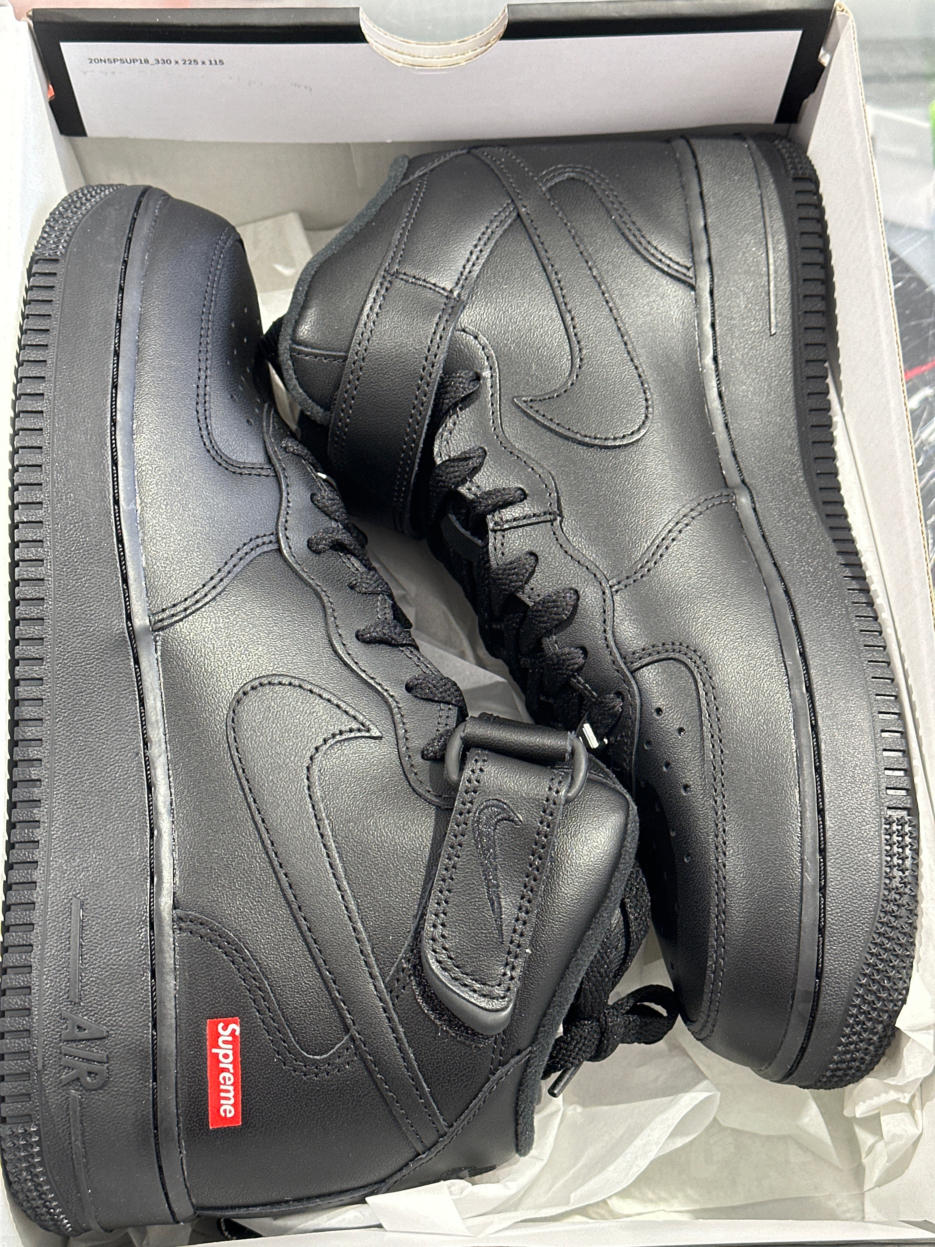 Nike Air Force 1 Mid - Supreme/Black