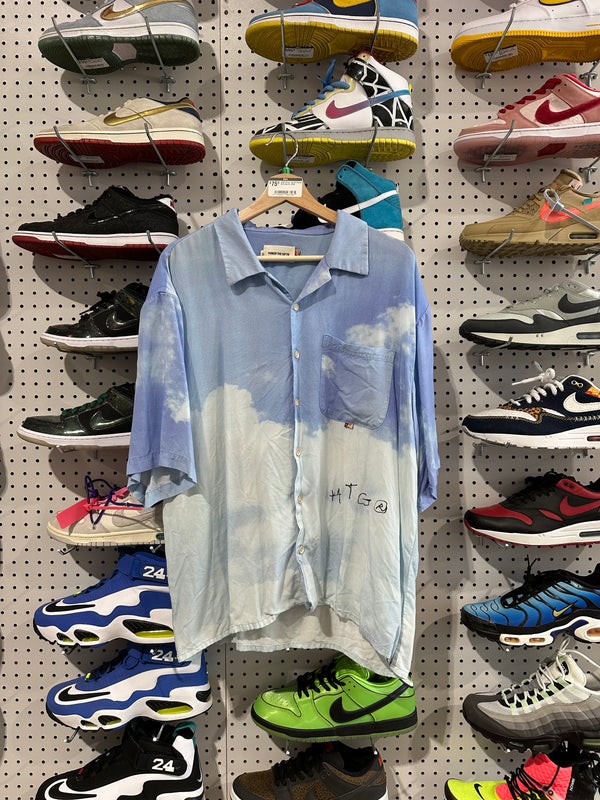 USED Honor The Gift Rayon Shirt Size XL