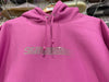 NEW Supreme Swarovski Motion Logo Hoodie - Pink Size Large