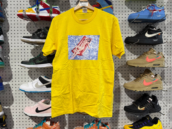 NEW Supreme Float Tee - Yellow Size Small