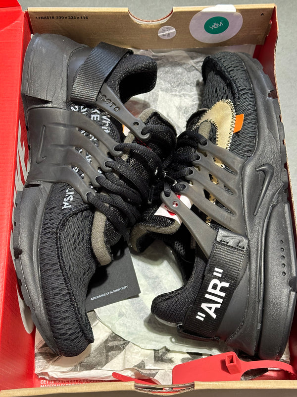 Nike Air Presto Off-White - Black Size 9