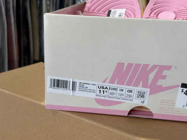 Air Jordan 1 Low OG SP - Travis Scott/Shy Pink Size 11.5