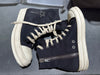 Rick Owens Women's Canvas Wedge Sneakers - Black Size 7W