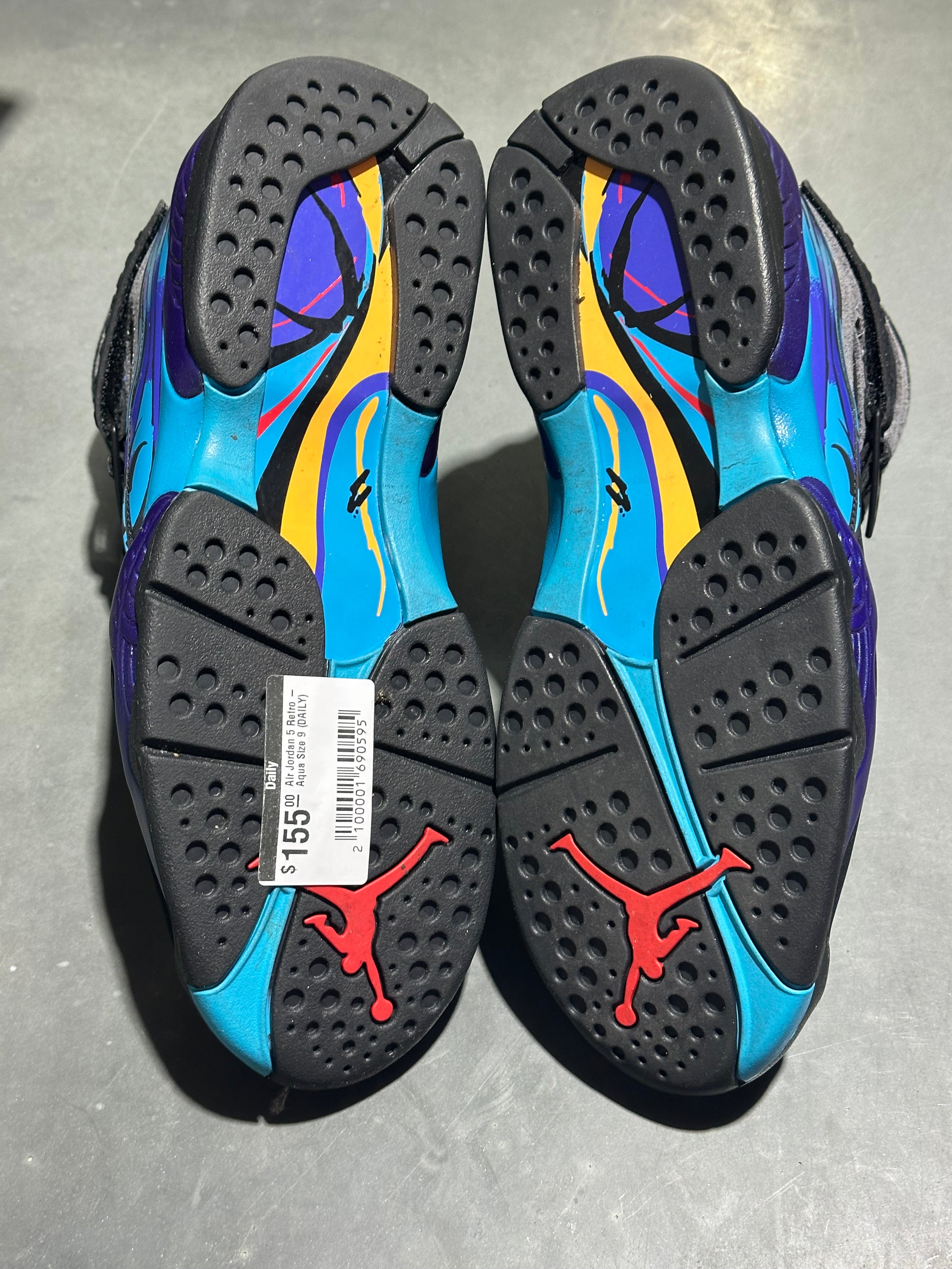 Air Jordan 8 Retro - Aqua Size 9