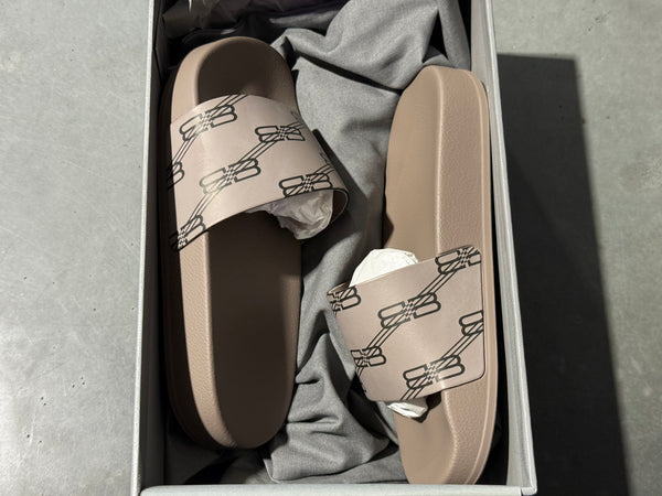 Balenciaga Kids Slides - Grey/Brown Size 30