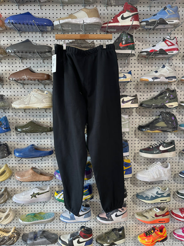 NEW Fear Of God FOG Essentials Sweatpants - Black Size Large