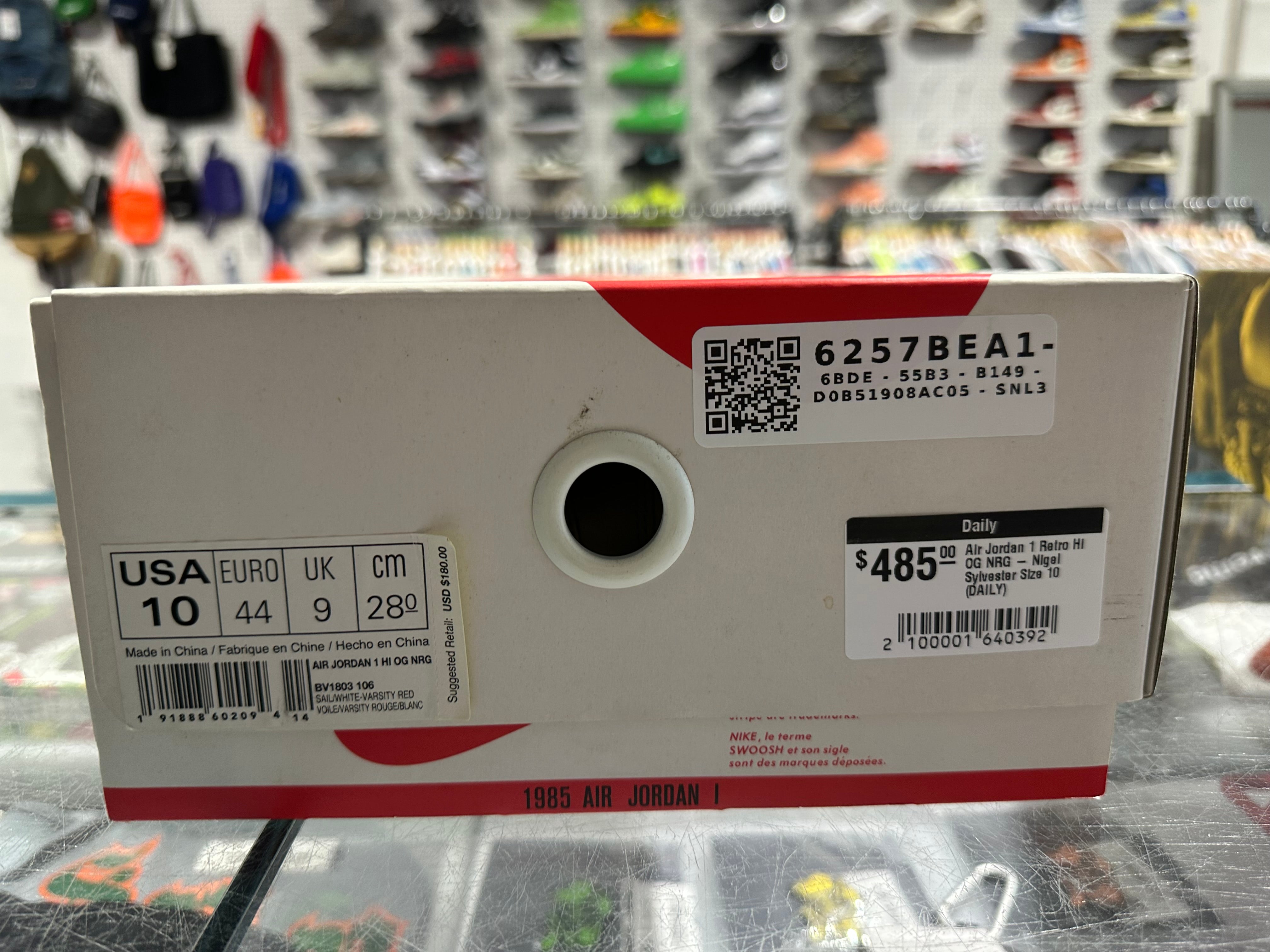 Air Jordan 1 Retro Hi OG NRG - Nigel Sylvester Size 10