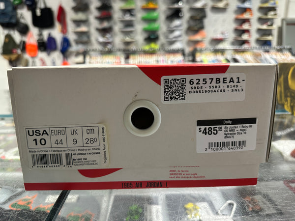 Air Jordan 1 Retro Hi OG NRG - Nigel Sylvester Size 10
