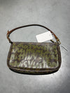 VTG 2000s Louis Vuitton Stephen Sprouce Graffiti Pochette Bag - Brown/Olive
