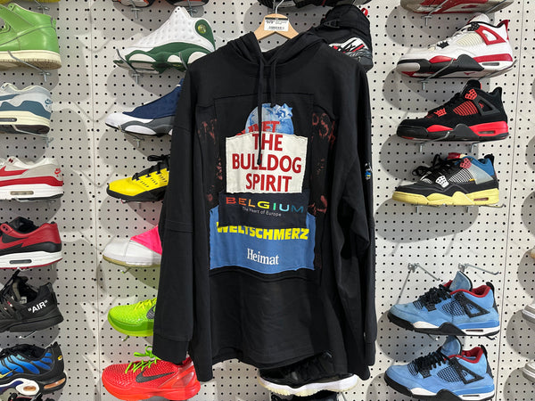 Used Vetements Patch Hoodie - Black Size Small