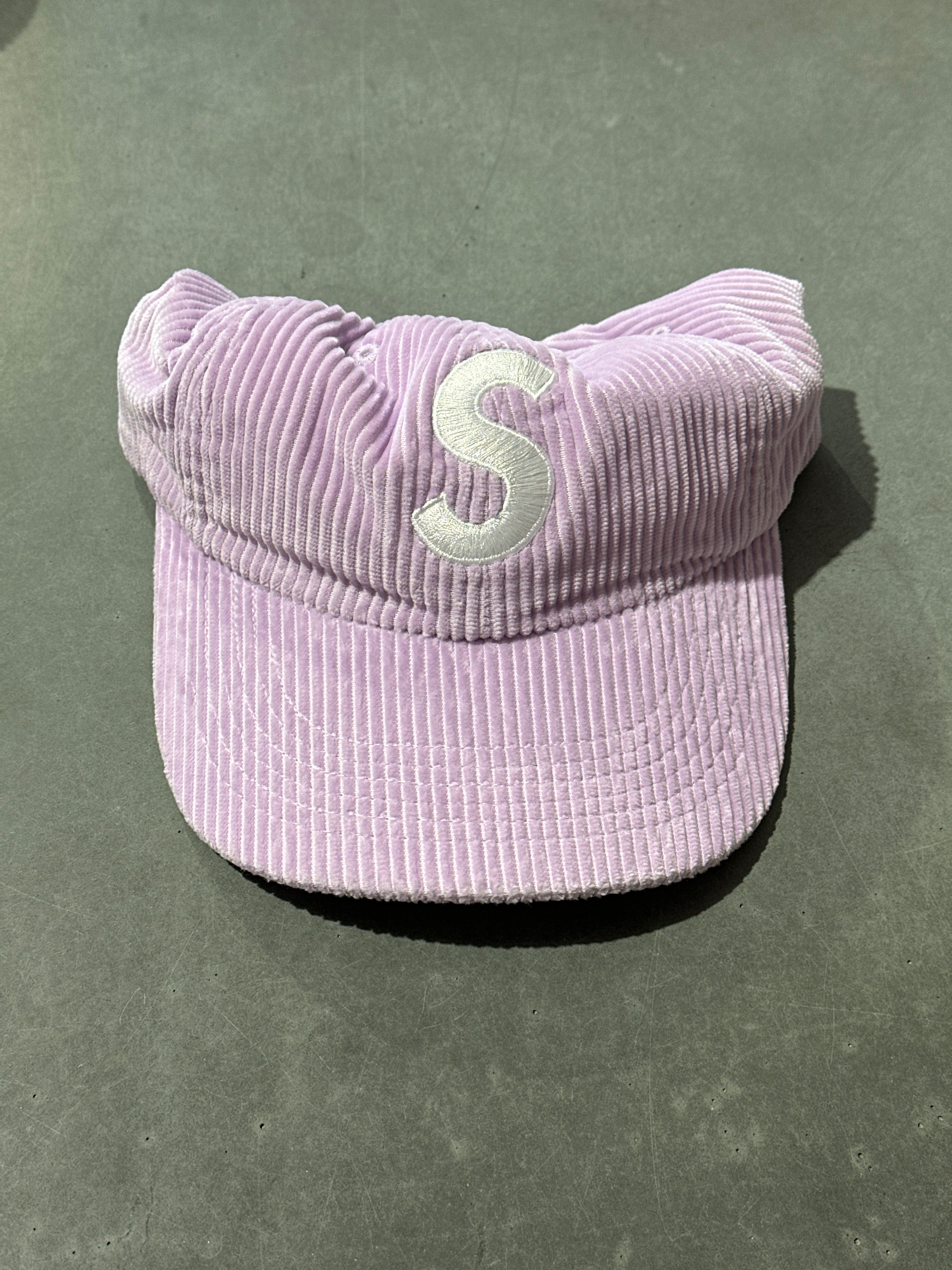 NEW Supreme Corduroy S Logo 6 Panel - Light Purple