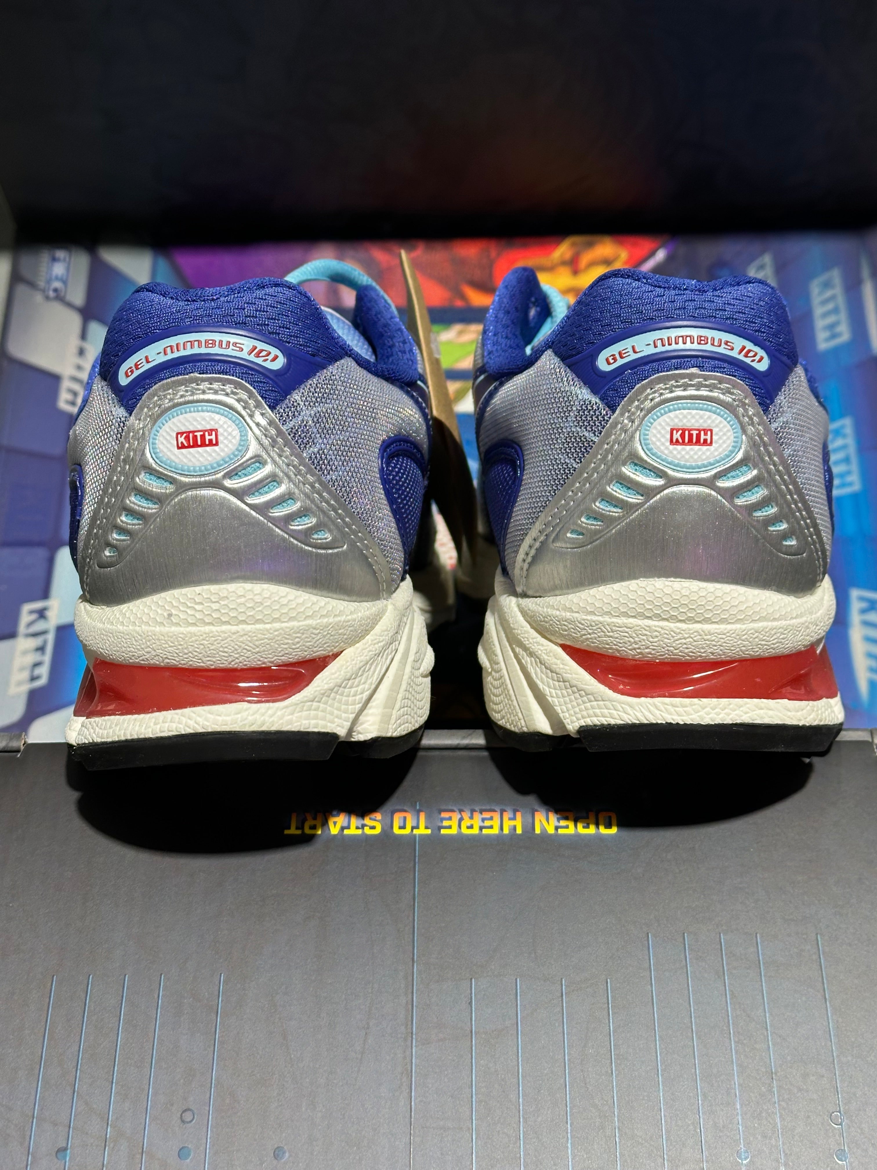 ASICS Gel-Nimbus 10.1 Kith Marvel vs. Capcom Pack With Comic Size 6.5