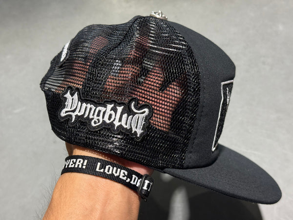 NEW Chrome Hearts x Aerosmith x Yungblud x FOTI Trucker - Black