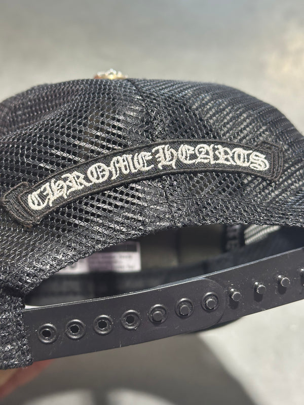 USED Chrome Hearts Foti Aerosmith x Yungblud Trucker Hat - Black