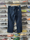 USED Carhartt Carpenter Pants - Navy Size 42x30.5