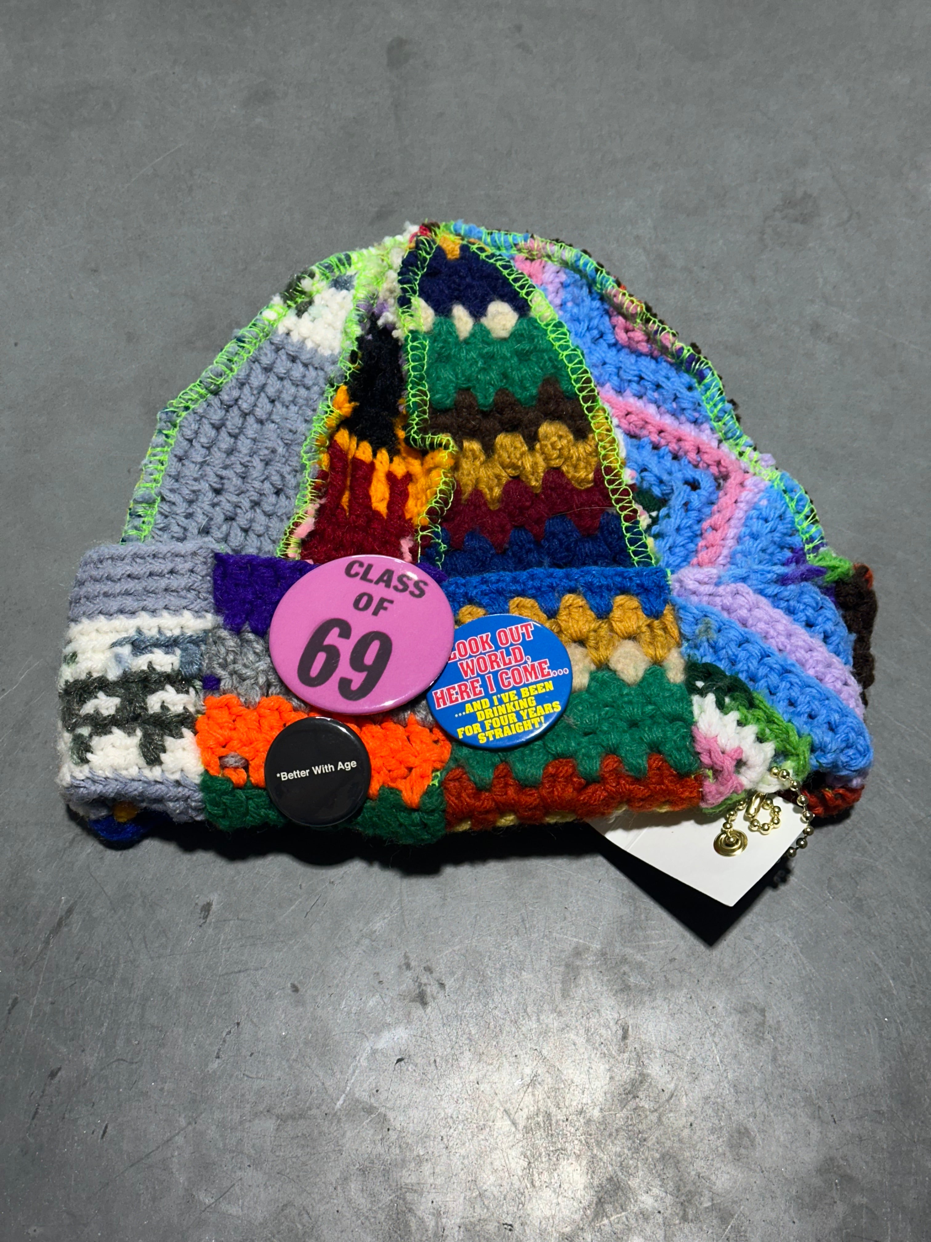 Better With Age - Patchwork Beanie