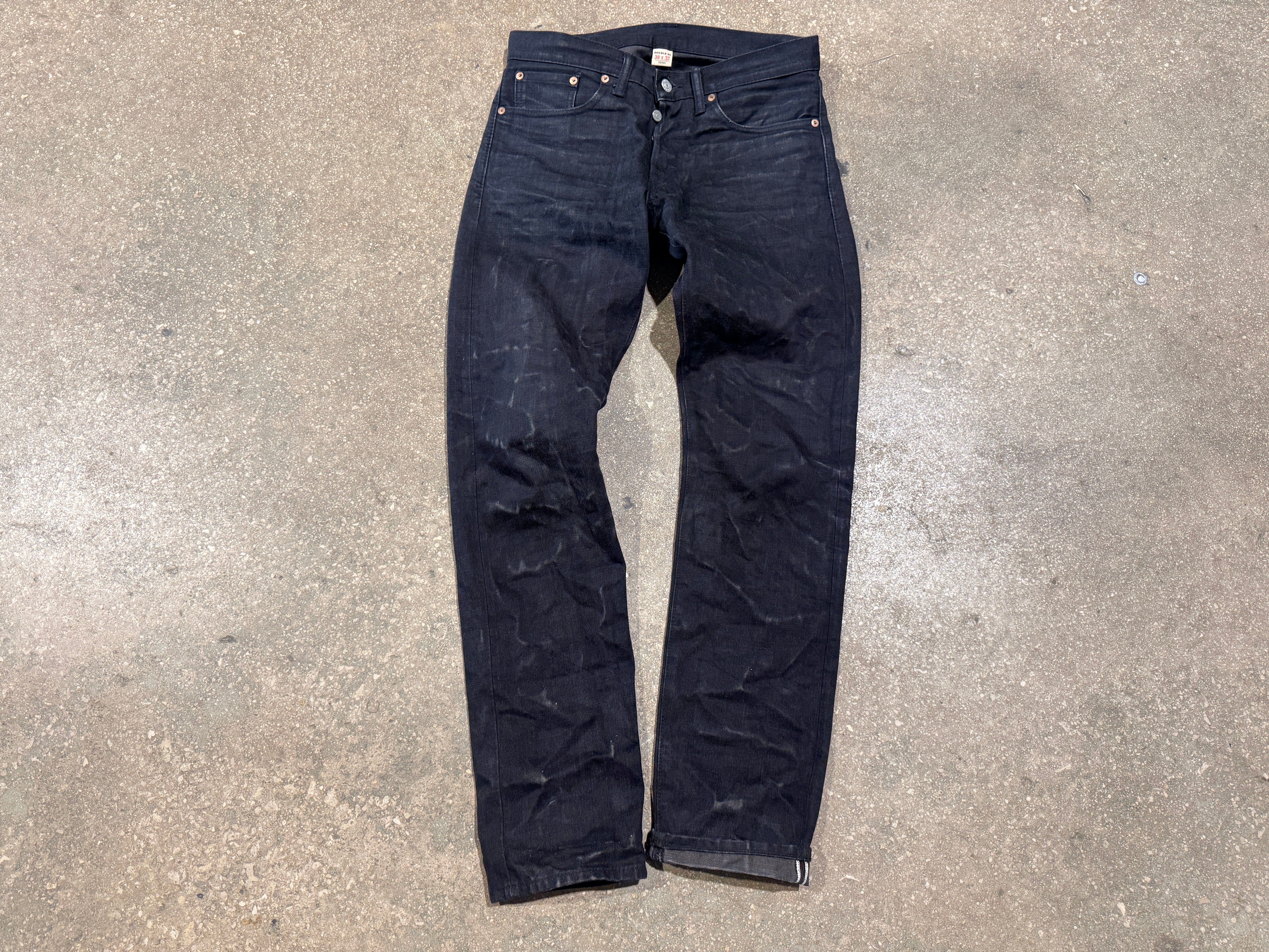 USED Ralph Lauren Double R - Black Size 30/32