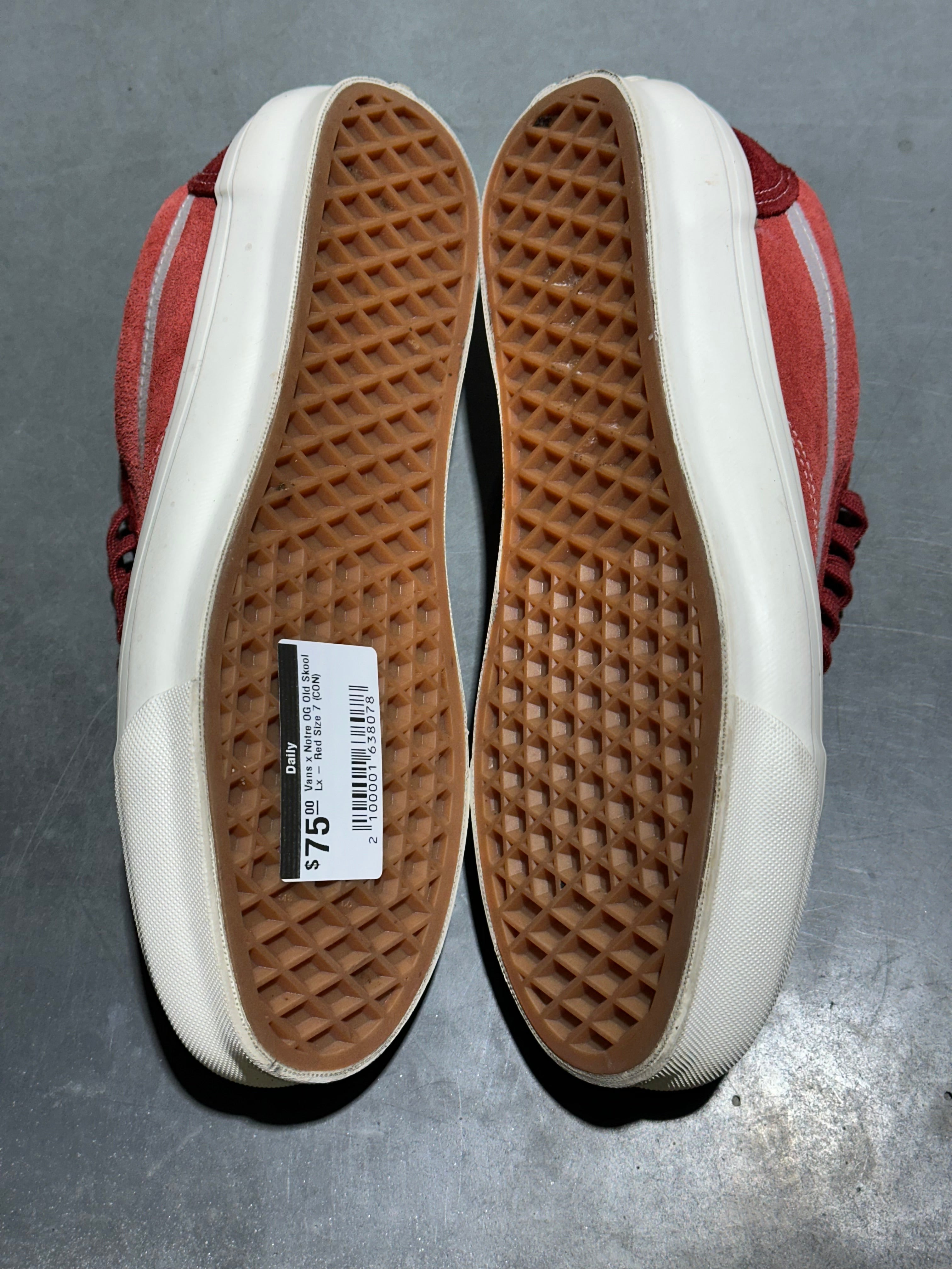 Vans x Notre OG Old Skool Lx - Red Size 7