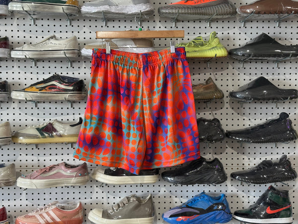 NEW Eric Emanuel Shorts - Multi Blue/Orange Spot Size XL