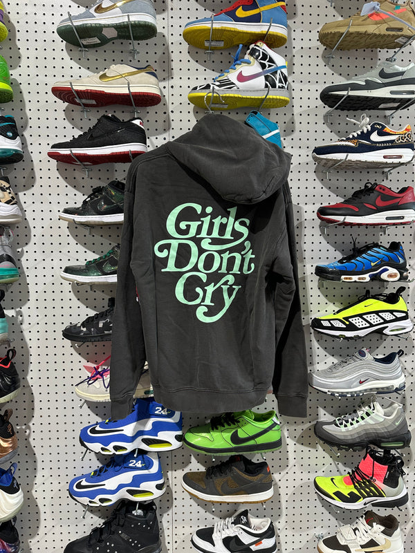 Girls Dont Cry Logo Hoodie - Vintage Black