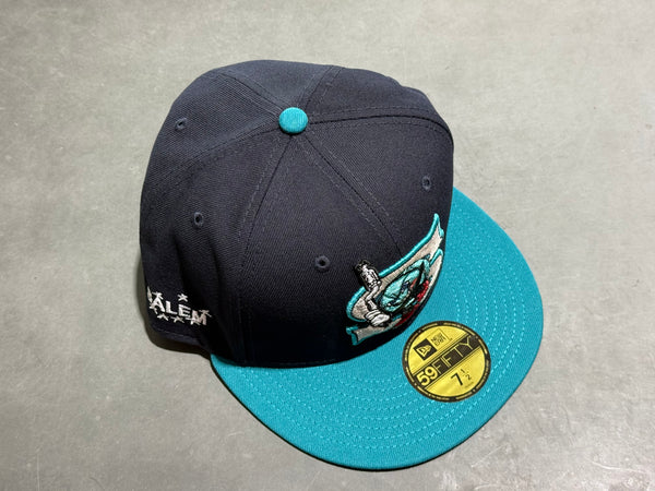 NEW Supreme x Salem x New Era Fitted Hat - Navy Size 7 1/2