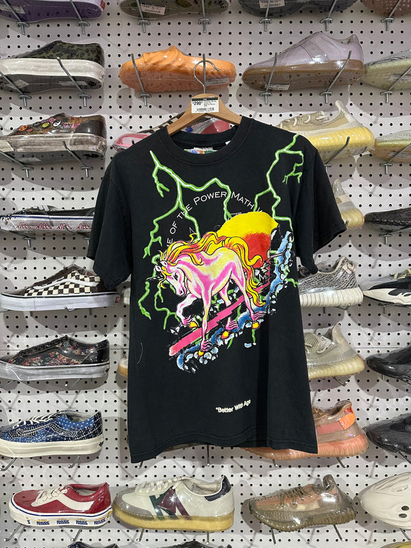 NEW Better With Age Unicorn Tee - Black  Size Medium