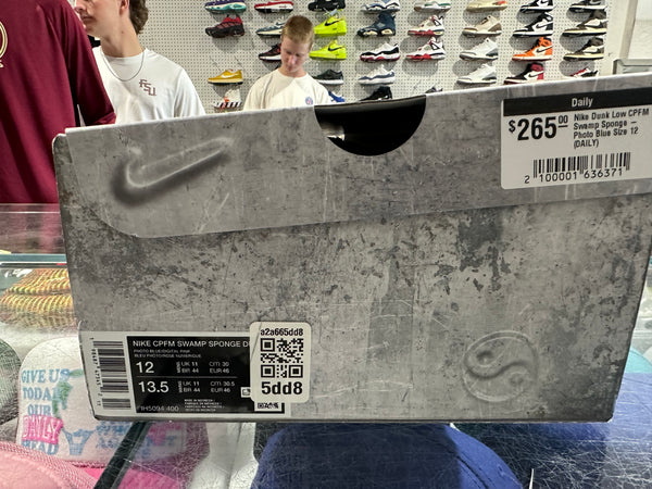 Nike Dunk Low CPFM Swamp Sponge - Photo Blue Size 12