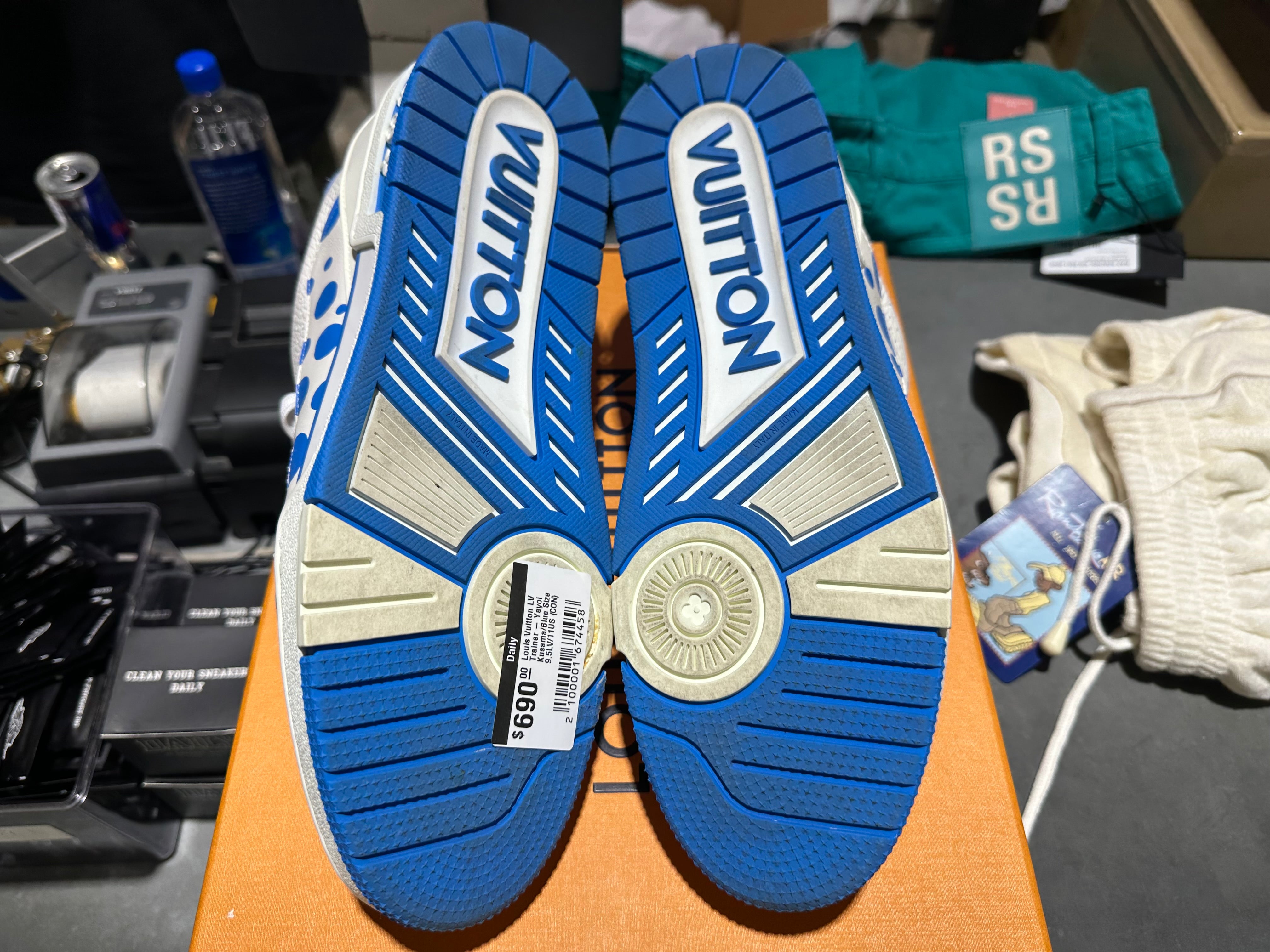Louis Vuitton LV Trainer - Yayoi Kusama/Blue Size 9.5LV/11US