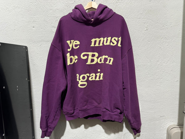 USED CPFM Ye Must Be Born Again Hoodie - Plum Size XL