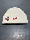 NEW Kith x Rolling Stones Beanie - White