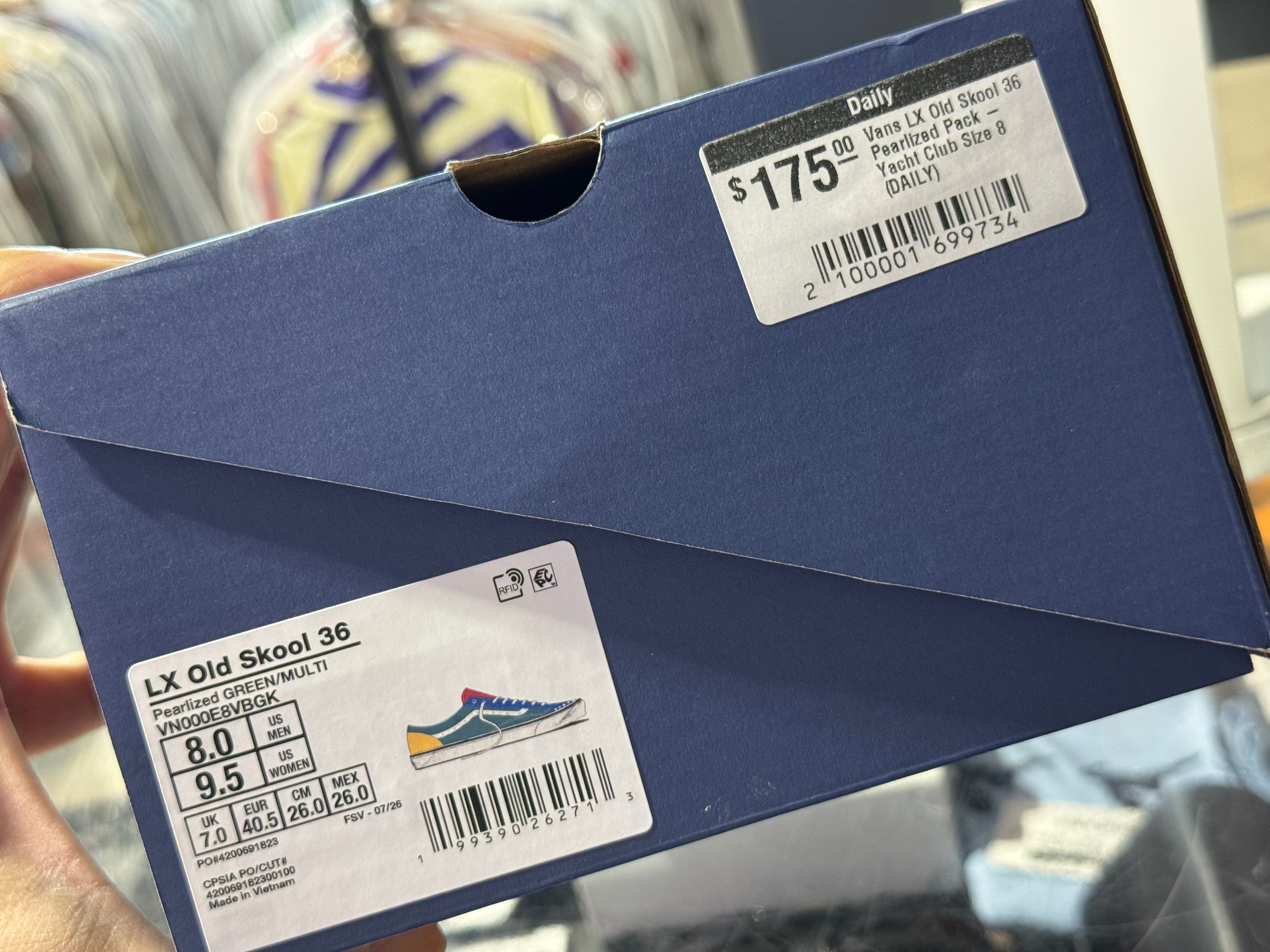 Vans LX Old Skool 36 Pearlized Pack - Yacht Club	Size 8