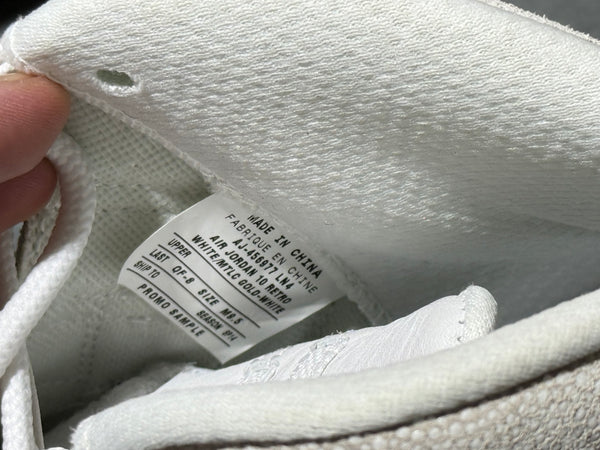 Air Jordan 10 Retro - Drake OVO/White Size 9.5 *SAMPLE*